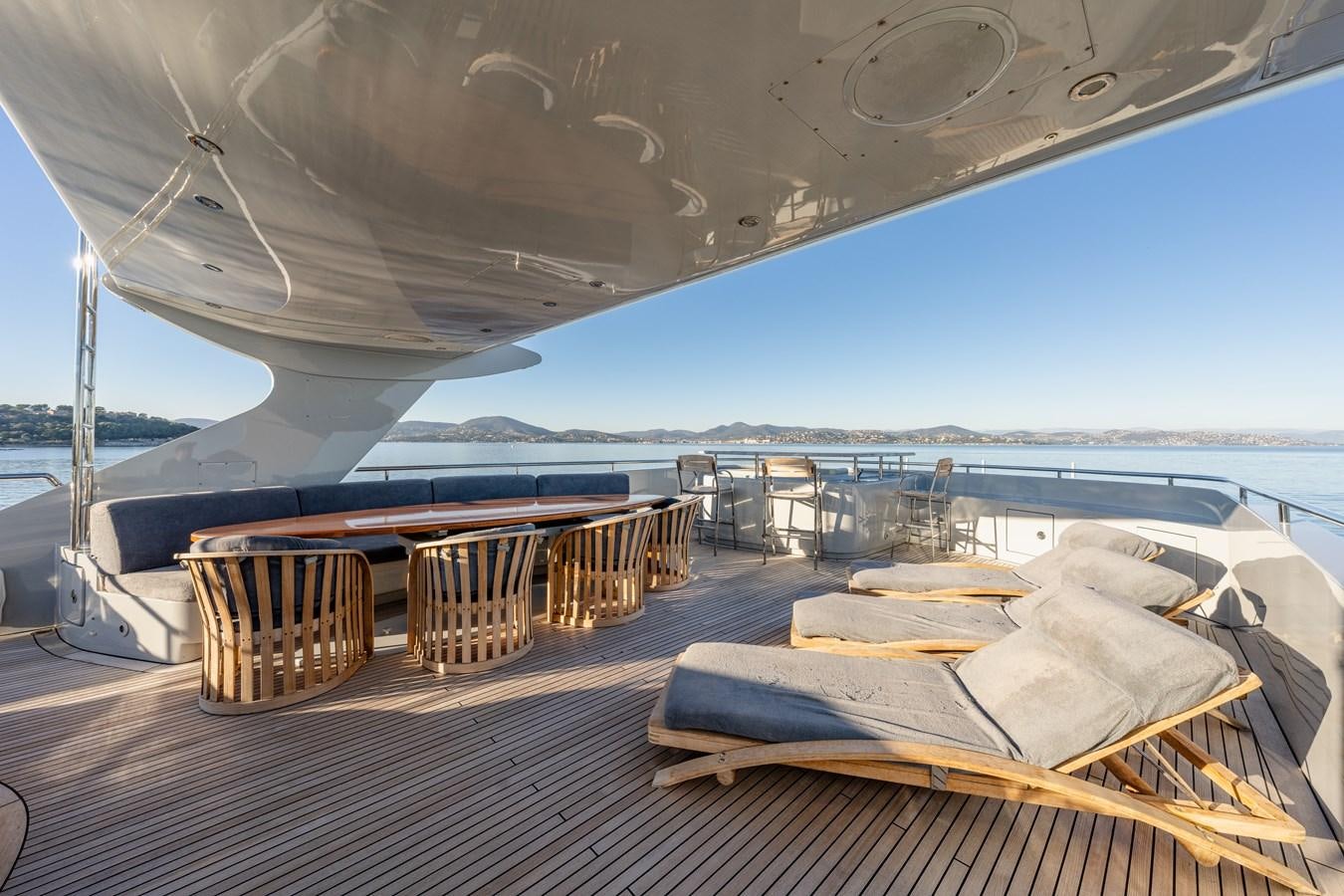 a boat on the water aboard ANNAMIA Yacht for Sale