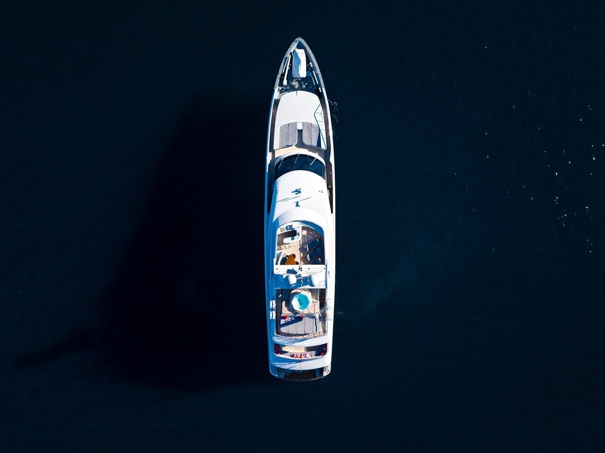 a lit up light aboard ANNAMIA Yacht for Sale