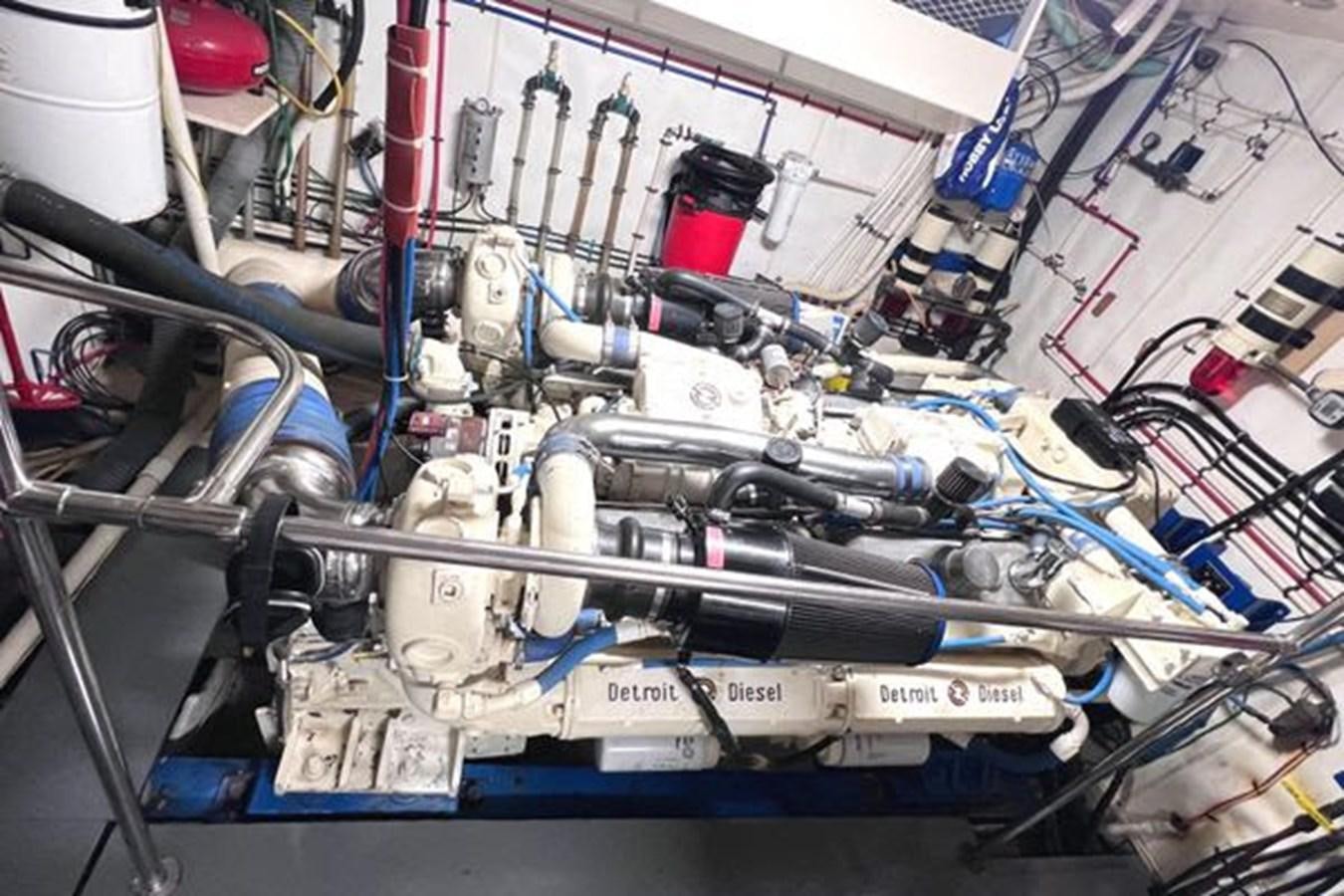 a machine with many wires aboard NORTHER VENTURE Yacht for Sale