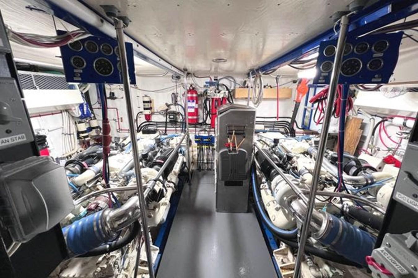 a large machine with many wires aboard NORTHER VENTURE Yacht for Sale