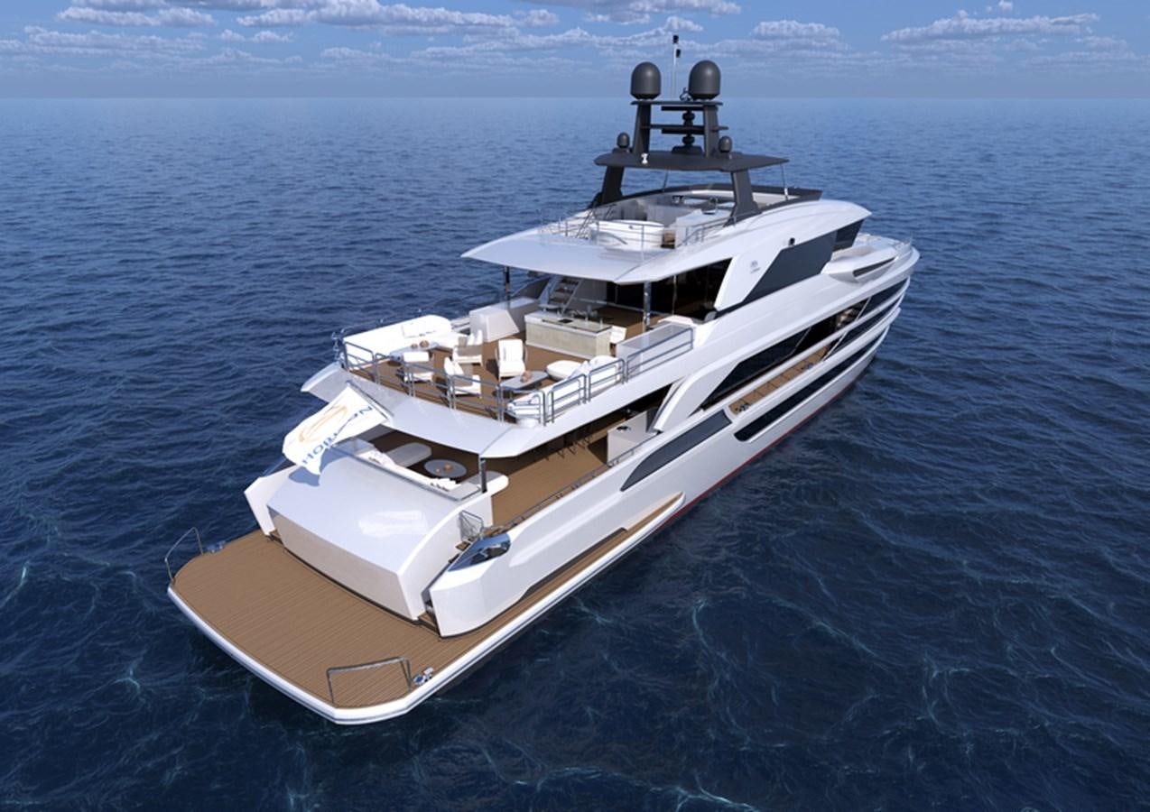 a boat in the water aboard HORIZON FD130 Yacht for Sale
