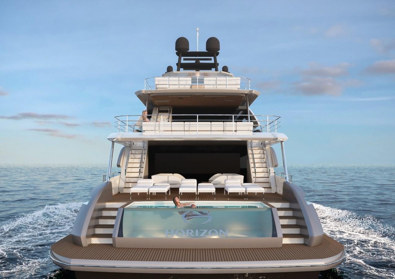 a boat on the water aboard HORIZON FD130 Yacht for Sale