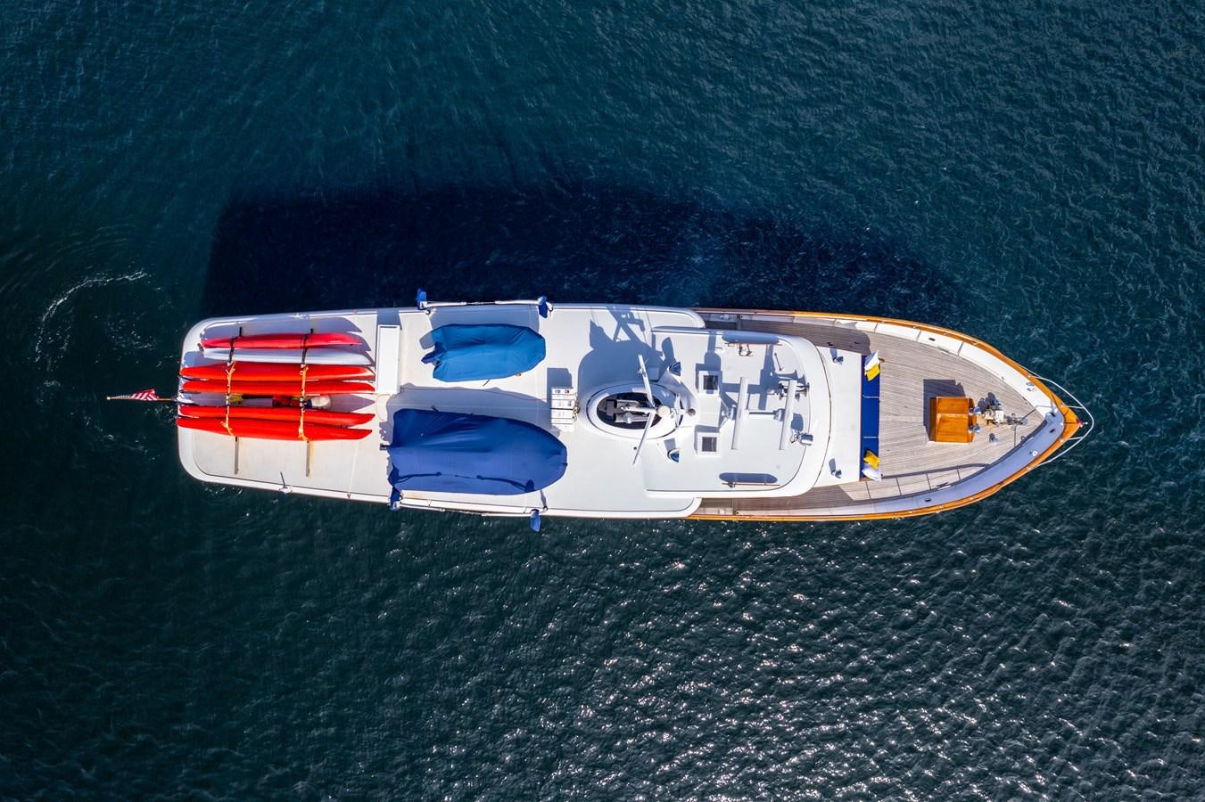 a boat in the water aboard SEA STAR Yacht for Sale