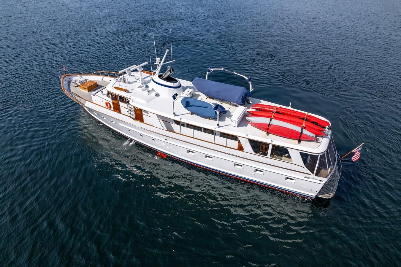 a boat in the water aboard SEA STAR Yacht for Sale