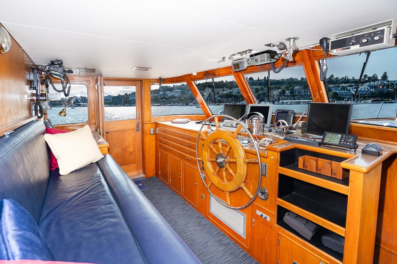 inside of a vehicle aboard SEA STAR Yacht for Sale