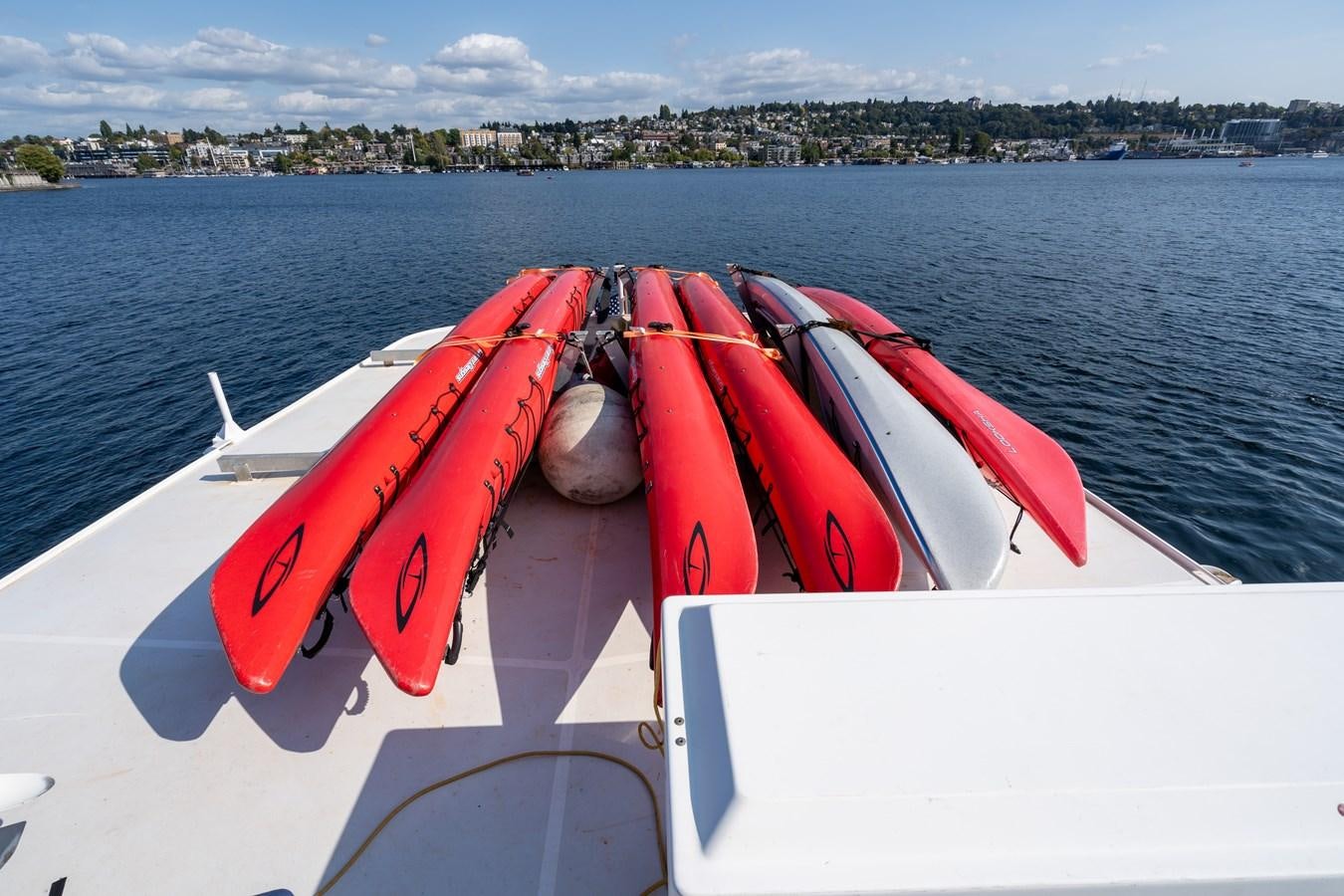a boat on the water aboard SEA STAR Yacht for Sale
