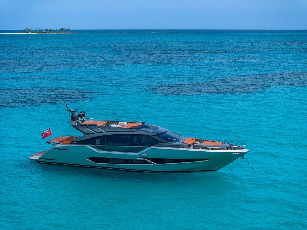 a boat in the water aboard INCENTIVIZED Yacht for Sale