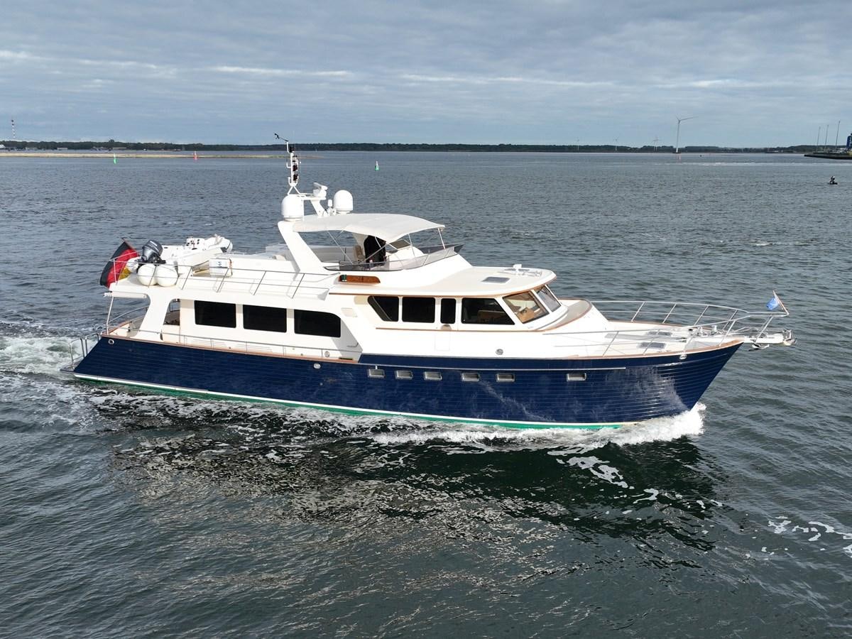 a boat on the water aboard AZURA Yacht for Sale