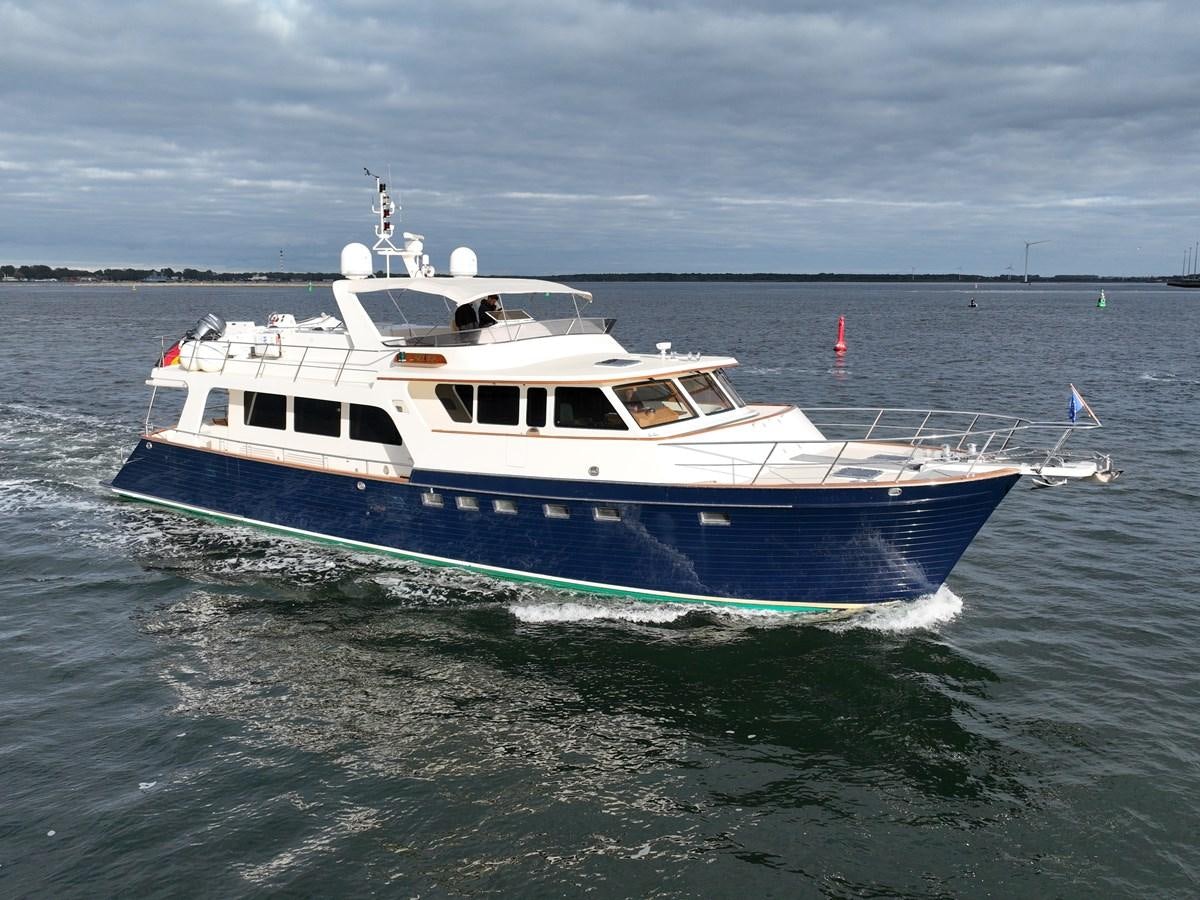 a boat on the water aboard AZURA Yacht for Sale