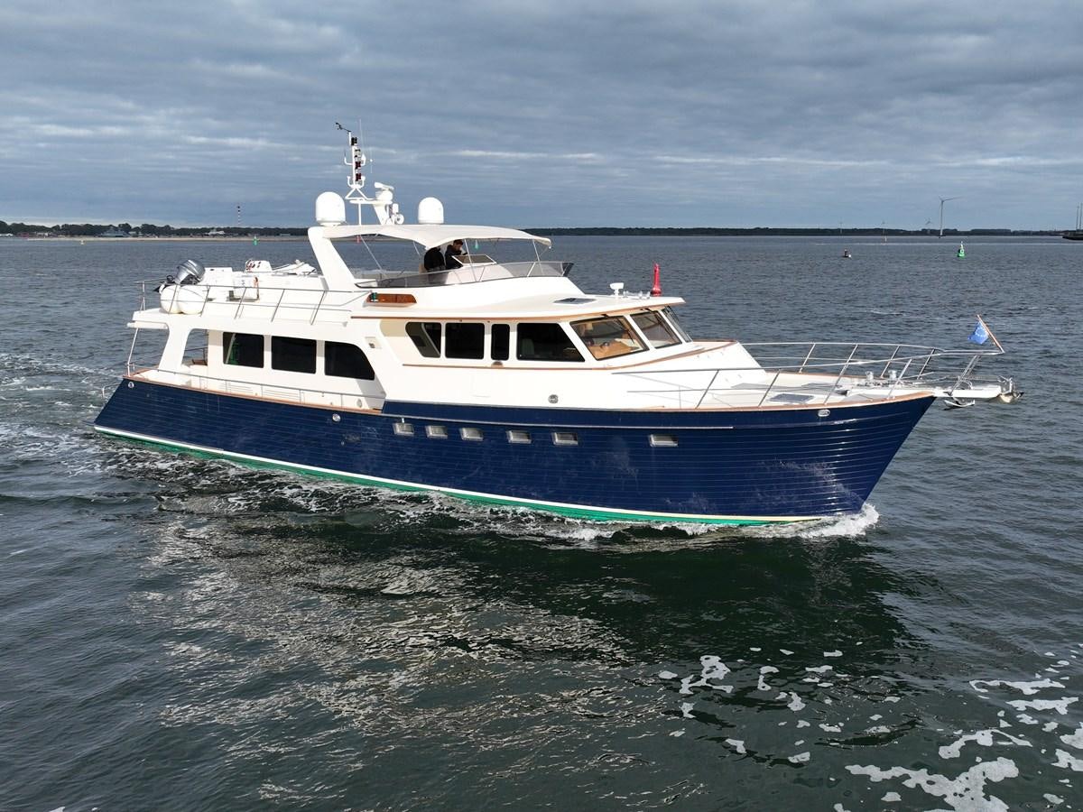 a boat on the water aboard AZURA Yacht for Sale