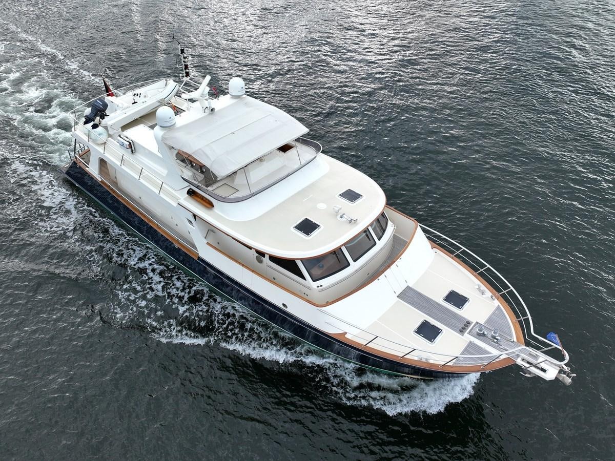 a boat on the water aboard AZURA Yacht for Sale