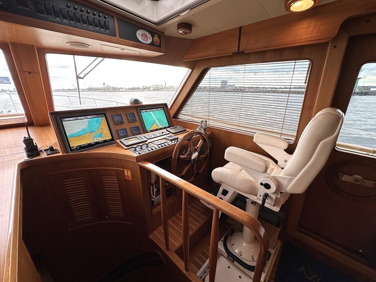 inside of a train aboard AZURA Yacht for Sale