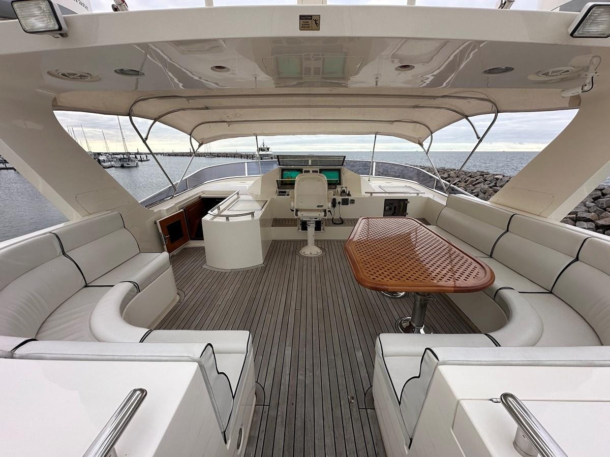 inside of an airplane aboard AZURA Yacht for Sale