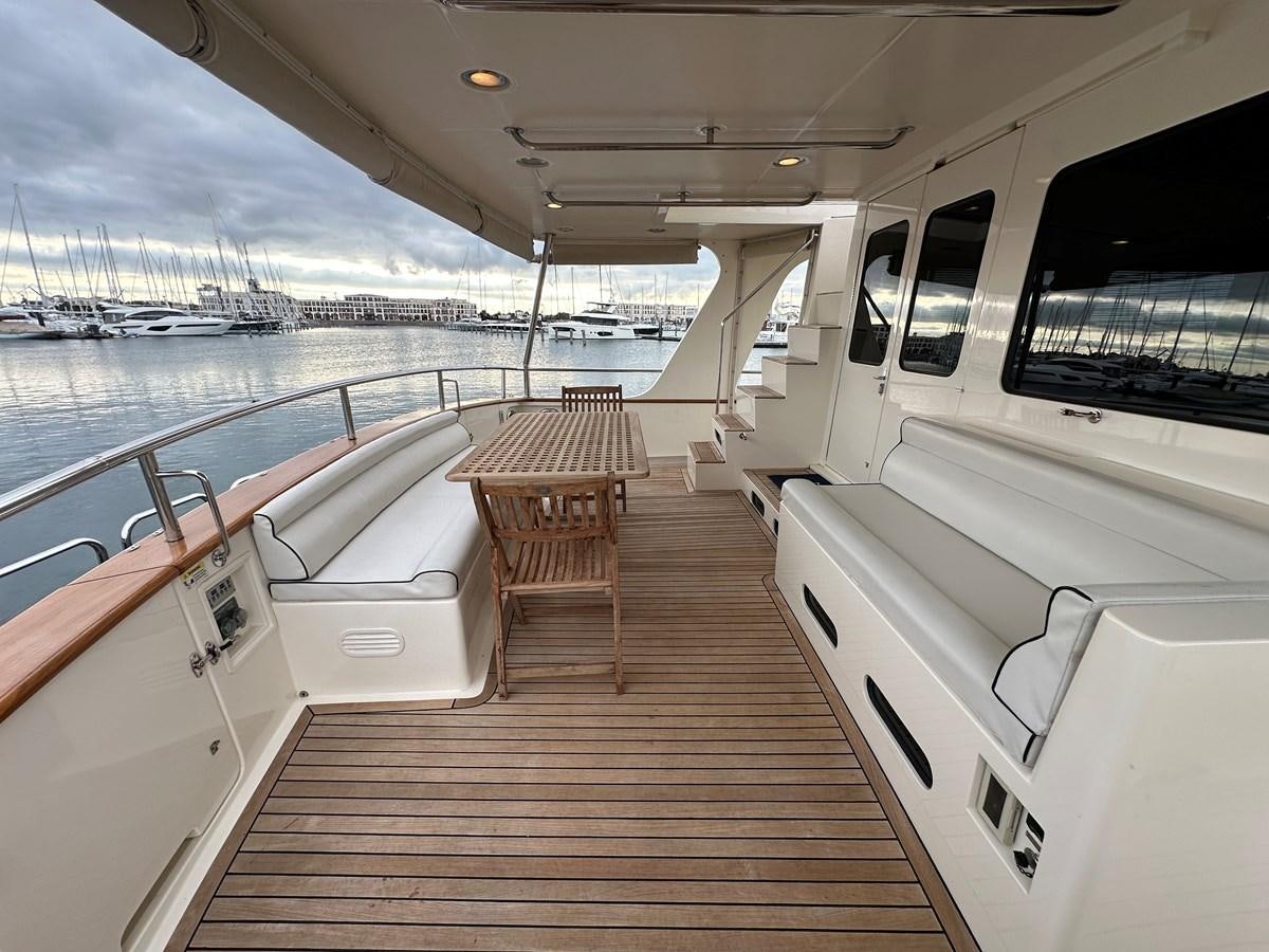 a boat on the water aboard AZURA Yacht for Sale