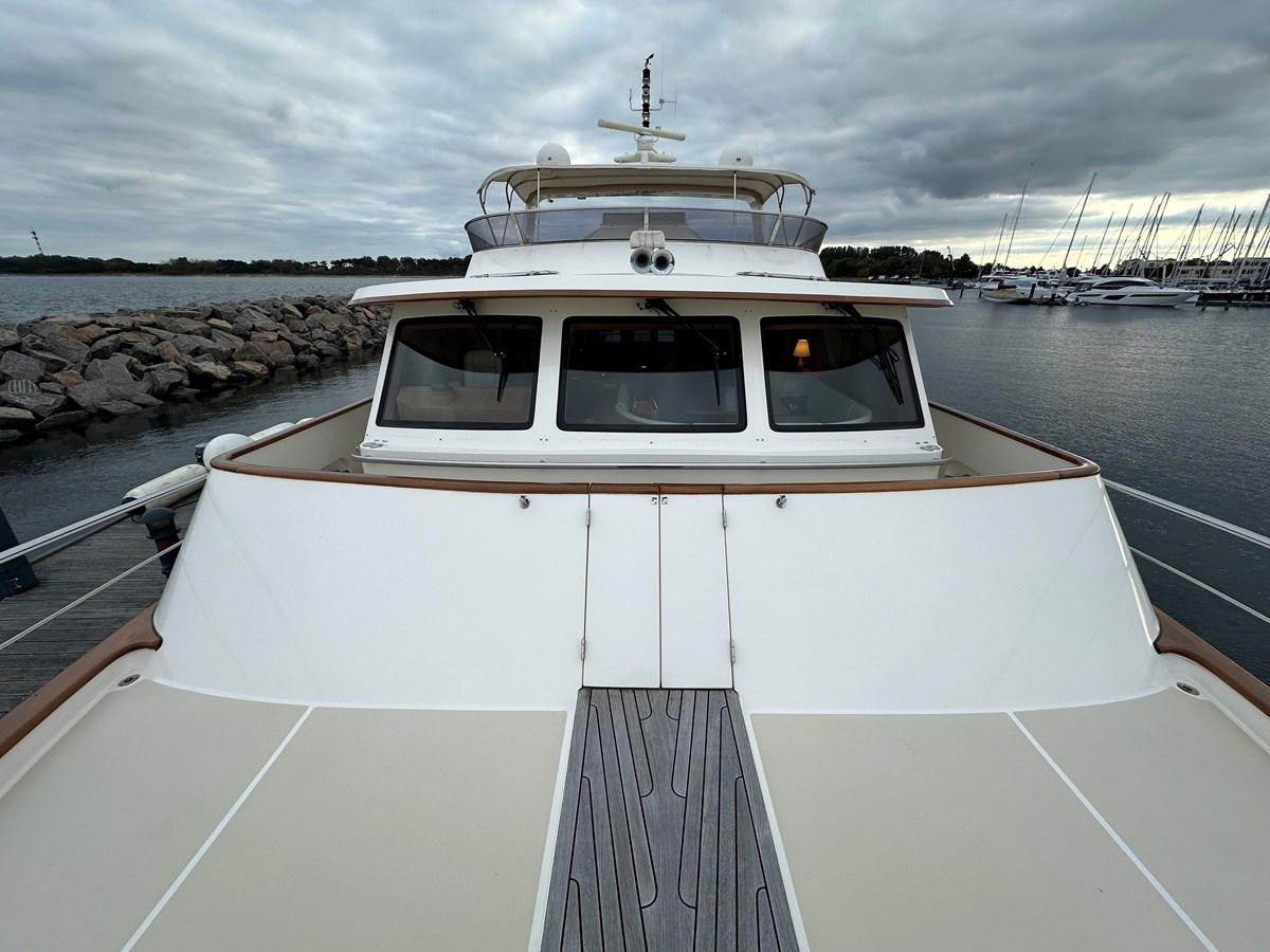 a boat on a body of water aboard AZURA Yacht for Sale