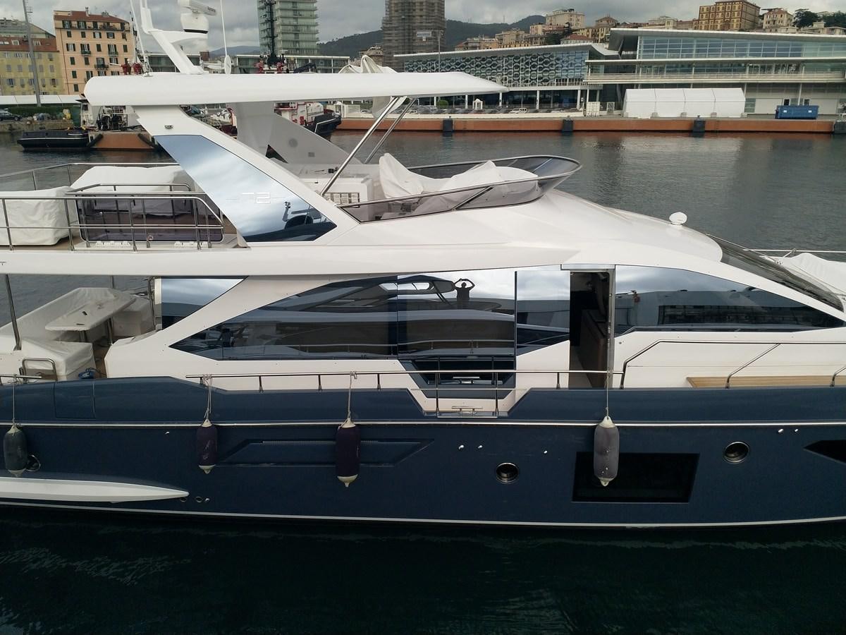 a boat in the water aboard BLUE Yacht for Sale