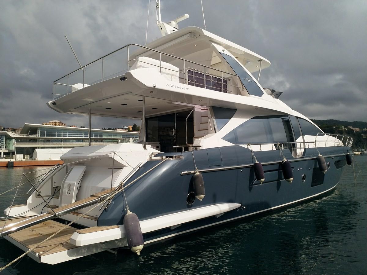 a boat on the water aboard BLUE Yacht for Sale