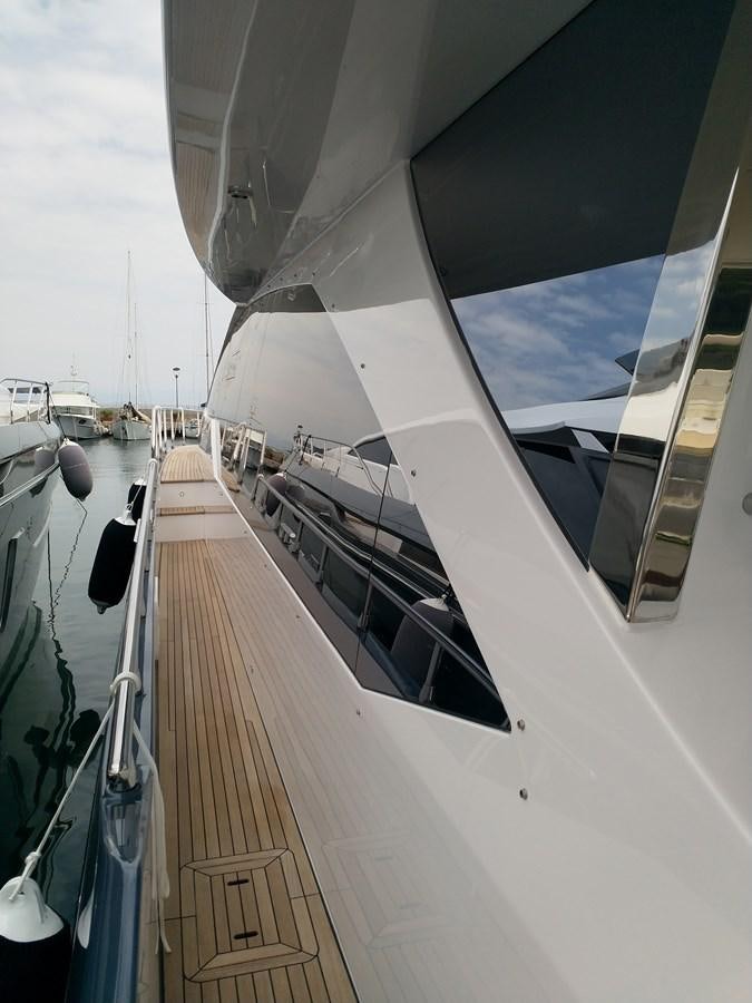 a boat on the water aboard BLUE Yacht for Sale