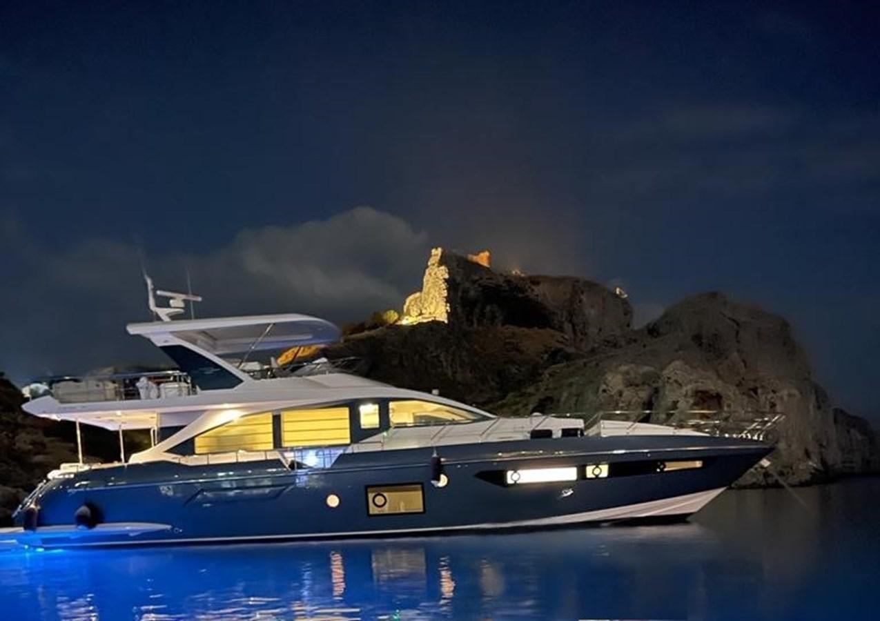 a boat on the water aboard BLUE Yacht for Sale