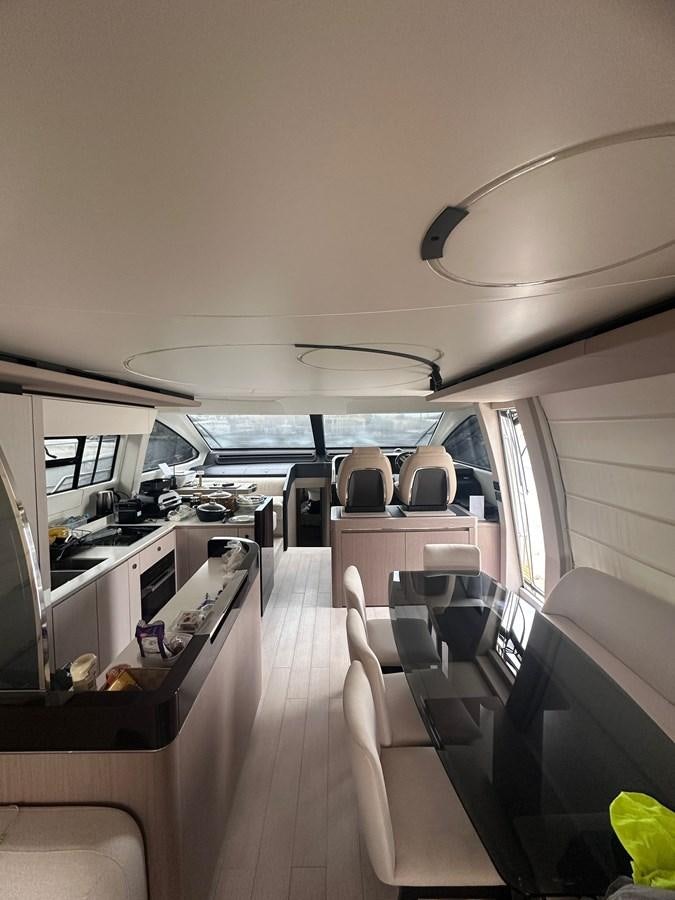 inside of a vehicle aboard BLUE Yacht for Sale