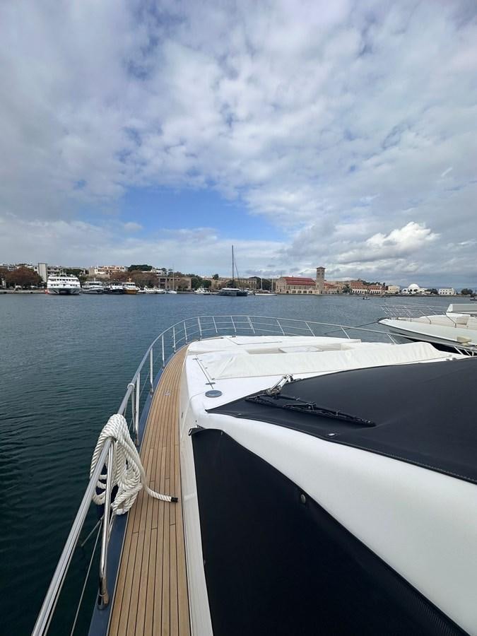 a boat on the water aboard BLUE Yacht for Sale