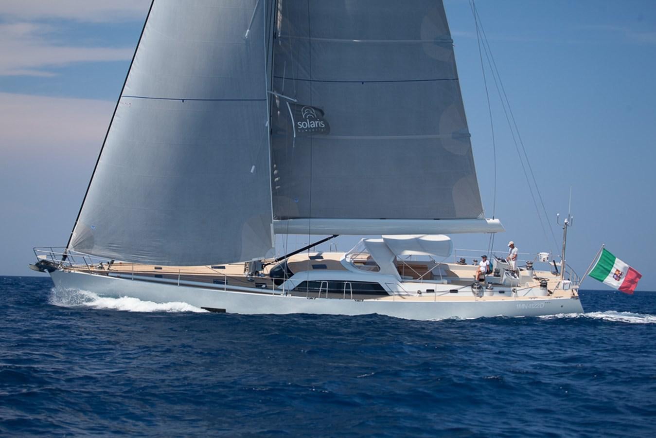 a boat on the water aboard REGINA Yacht for Sale