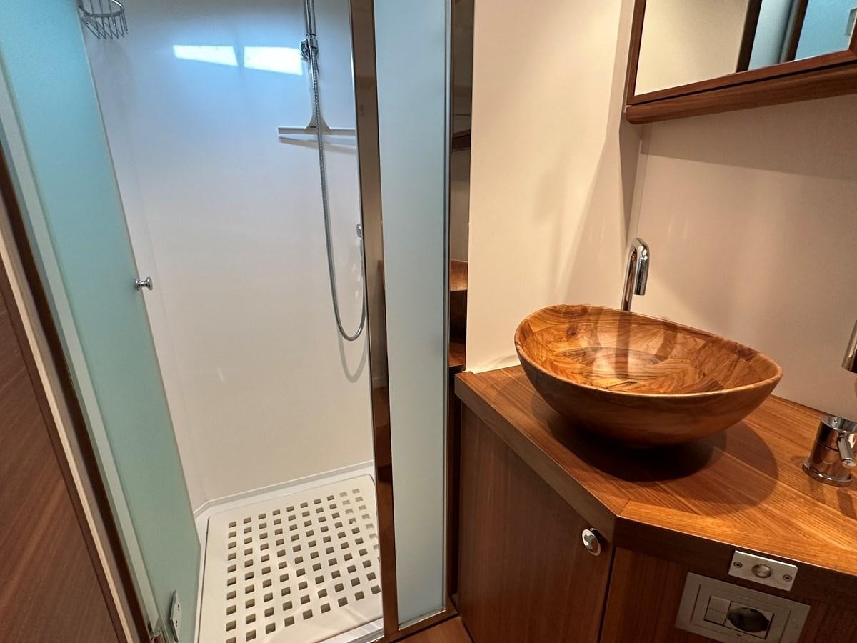 a sink in a bathroom aboard REGINA Yacht for Sale