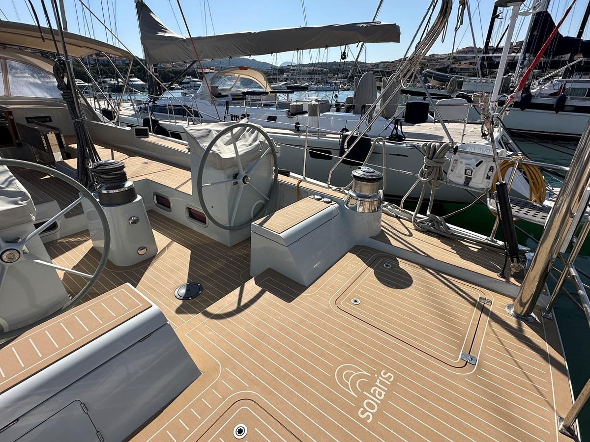 a large metal machine aboard REGINA Yacht for Sale