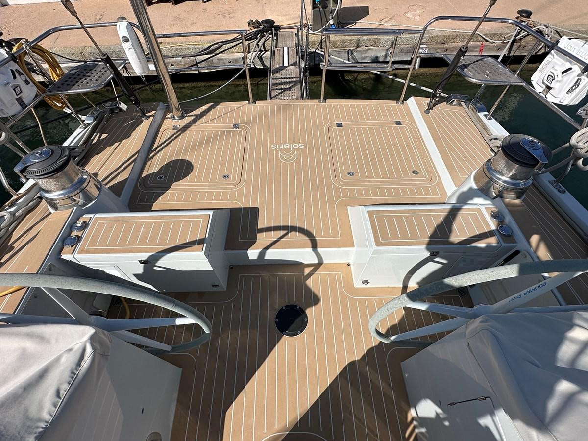 a close-up of a boat aboard REGINA Yacht for Sale