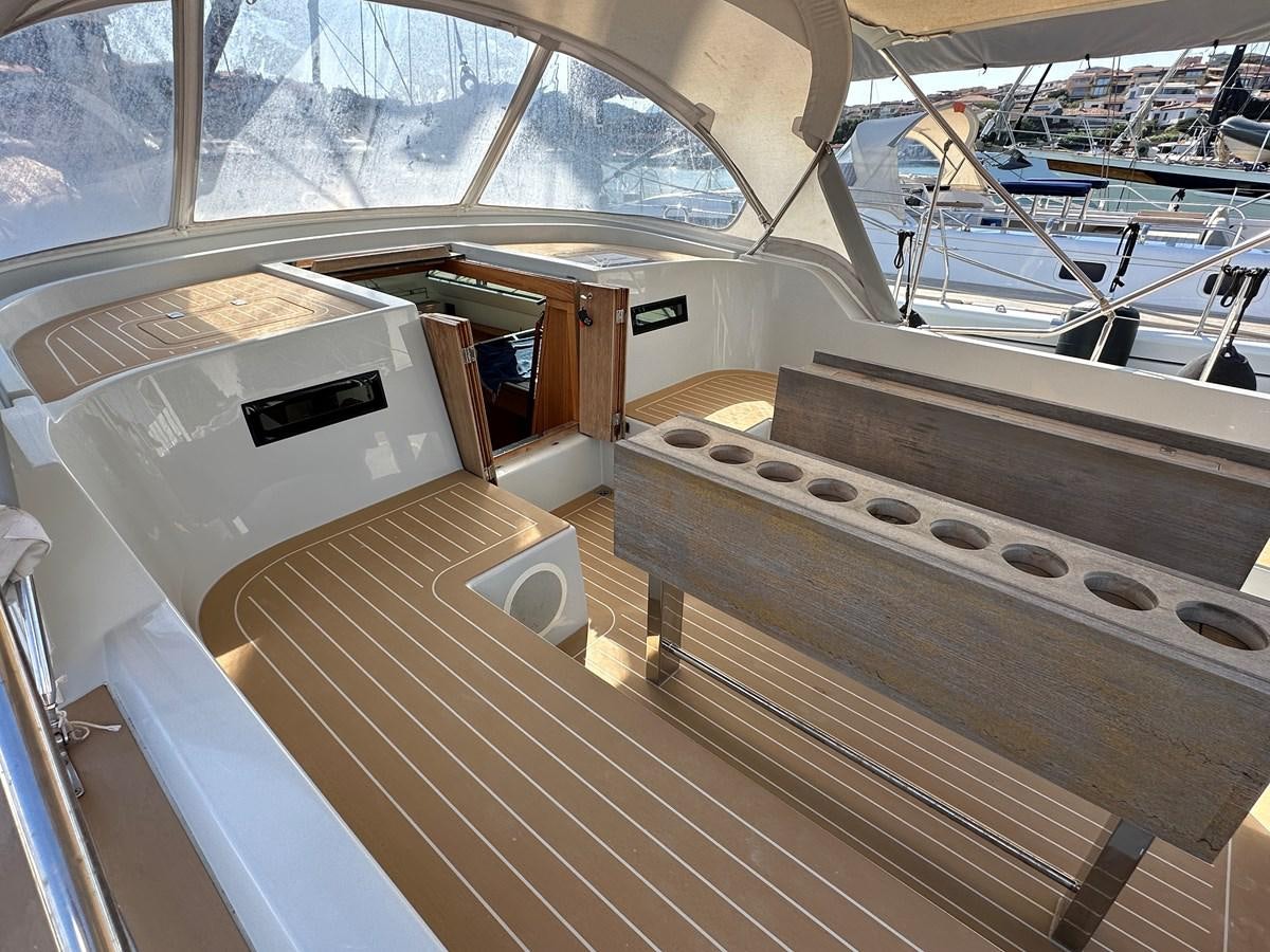 inside of a building aboard REGINA Yacht for Sale