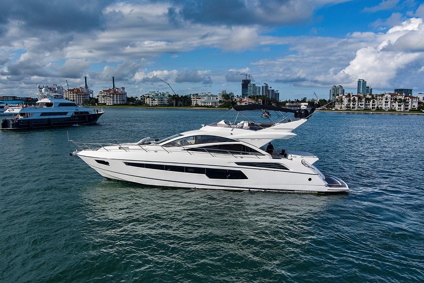 a white boat in the water aboard EL REY Yacht for Sale