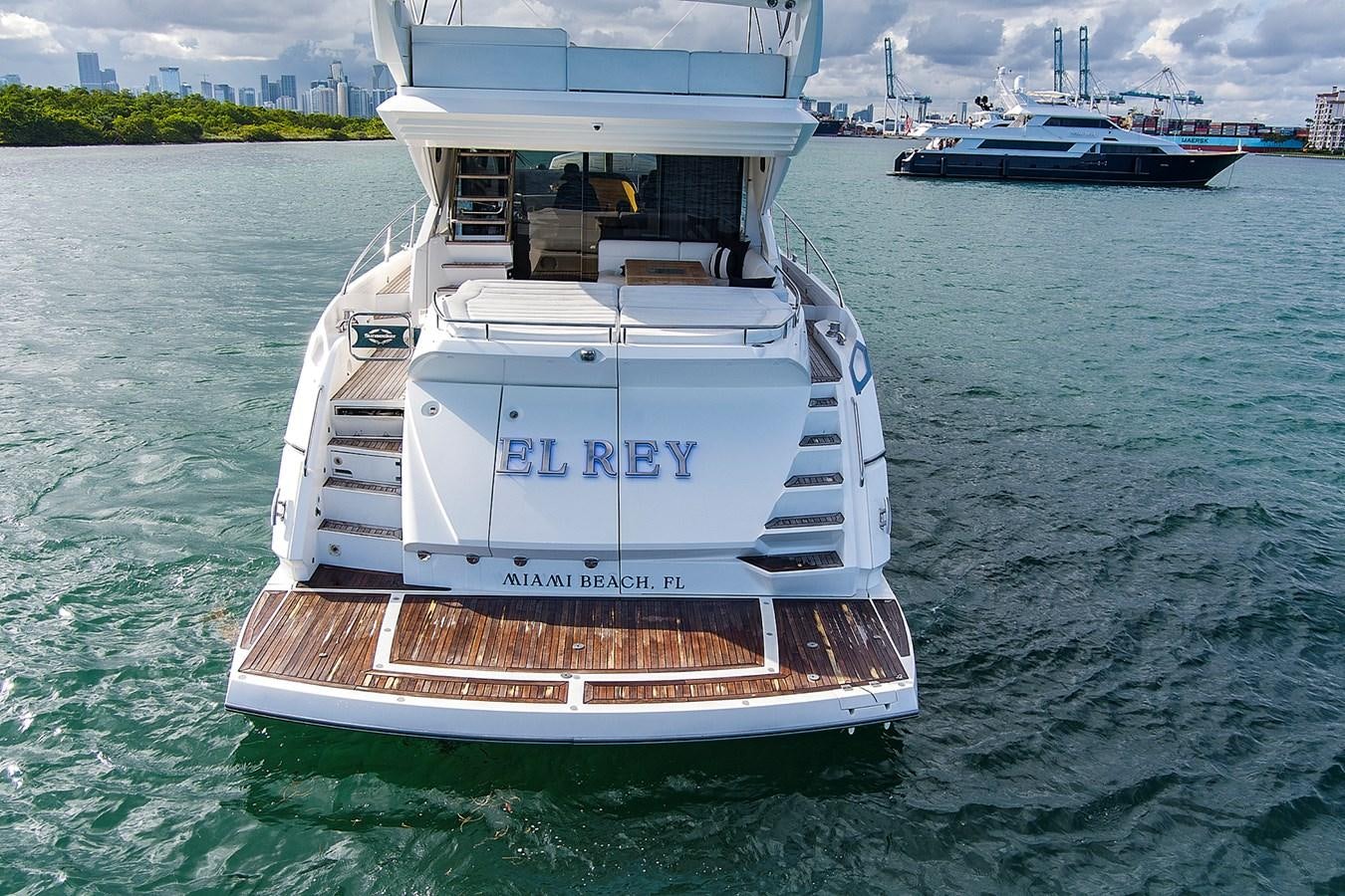 a boat in the water aboard EL REY Yacht for Sale