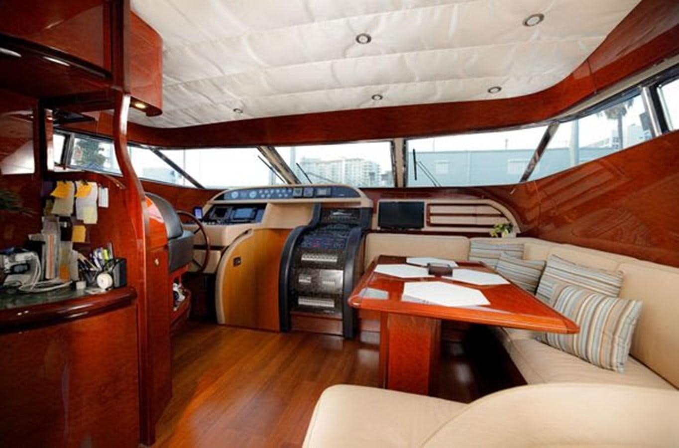 inside of a vehicle aboard 1997 MAIORA FIPA 70' FLYBRIDGE Yacht for Sale