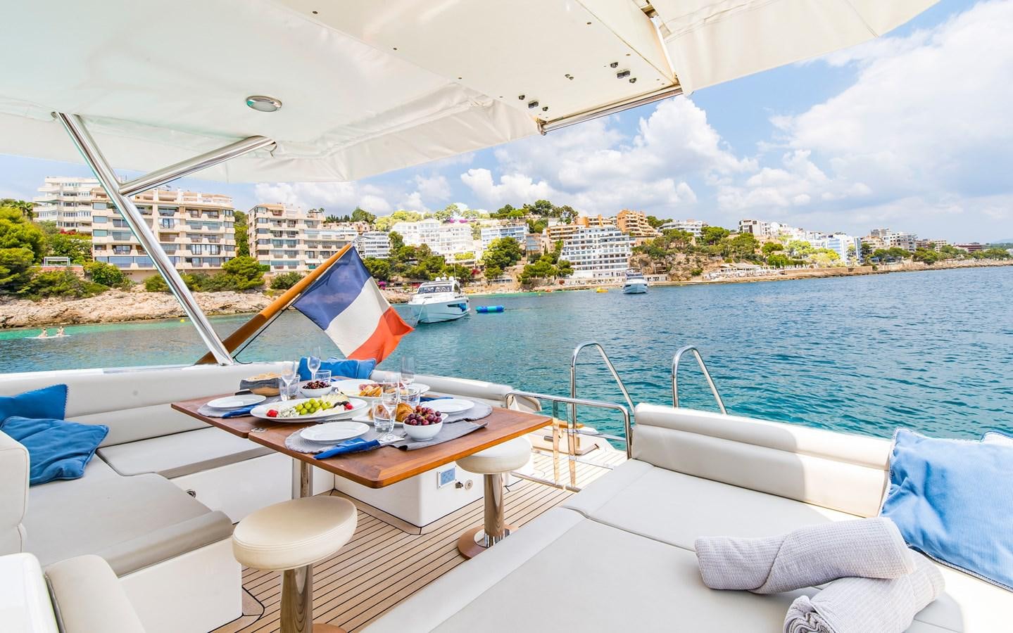a boat on the water aboard PARODIA Yacht for Sale