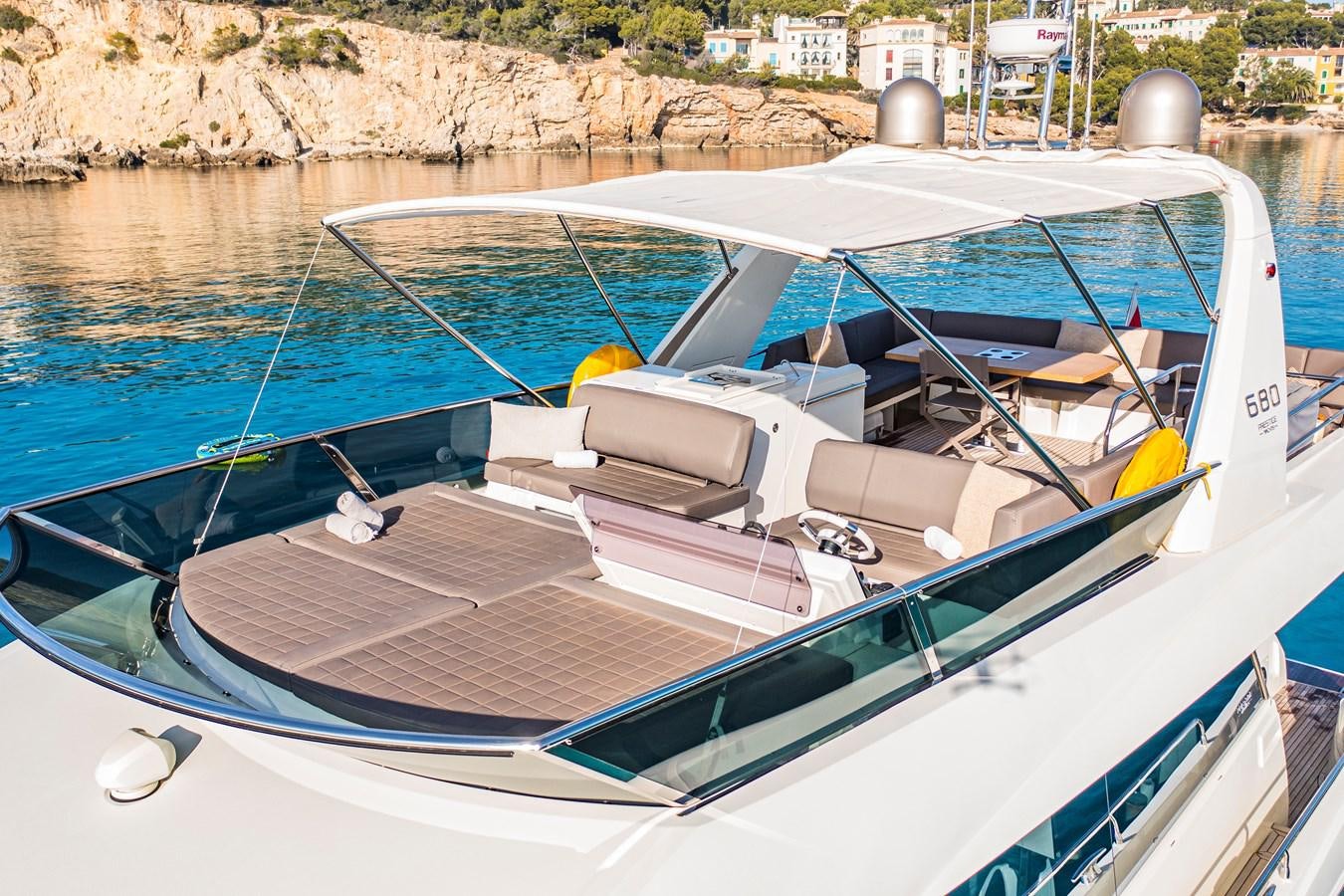 a boat on the water aboard BLUE M Yacht for Sale