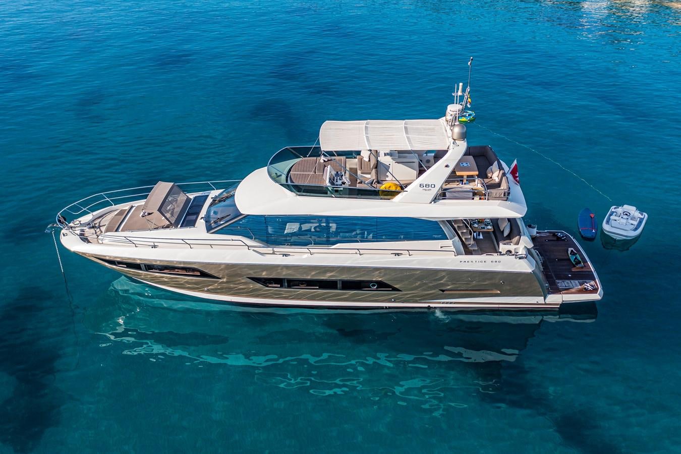 a boat on the water aboard BLUE M Yacht for Sale