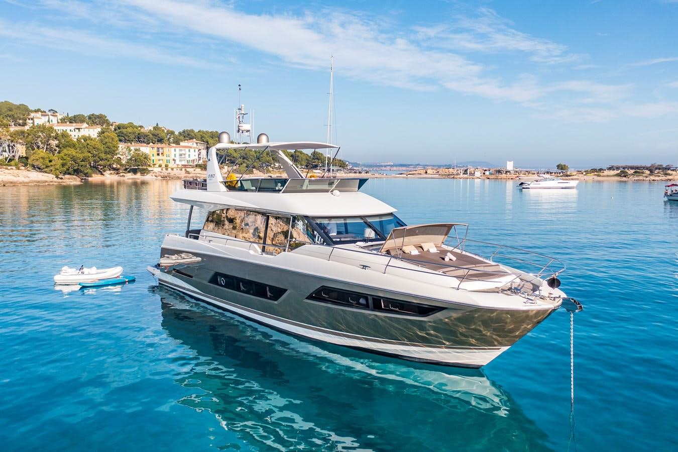 a boat in the water aboard BLUE M Yacht for Sale