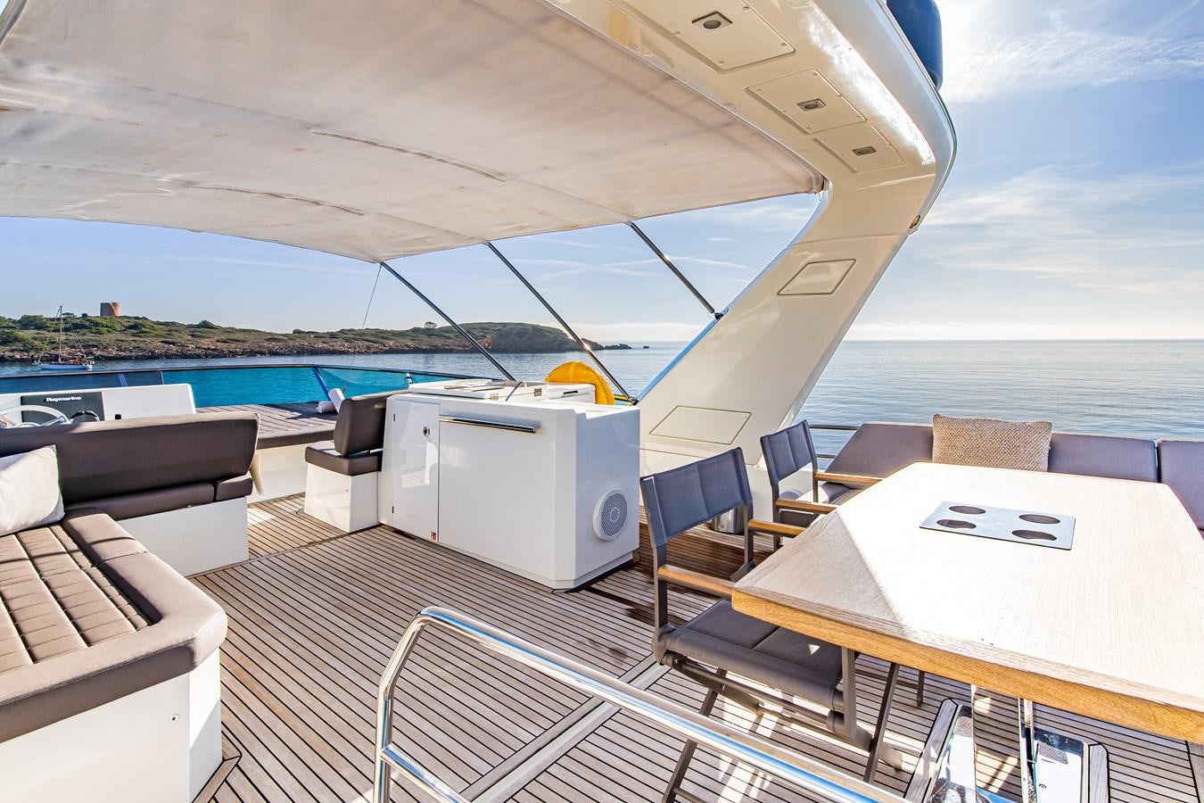 a boat on the water aboard BLUE M Yacht for Sale
