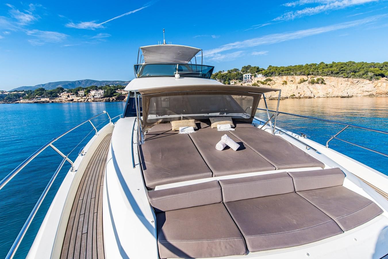 a boat on a body of water aboard BLUE M Yacht for Sale