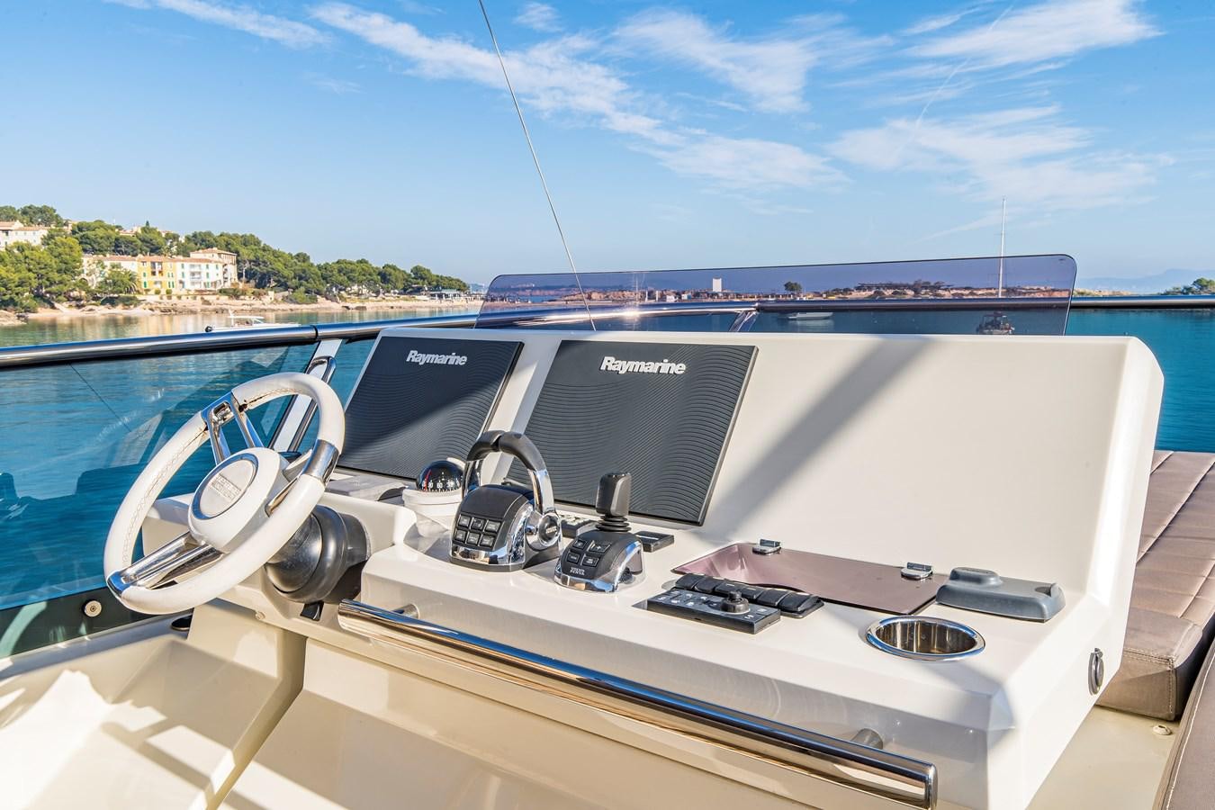 the front of a boat aboard BLUE M Yacht for Sale