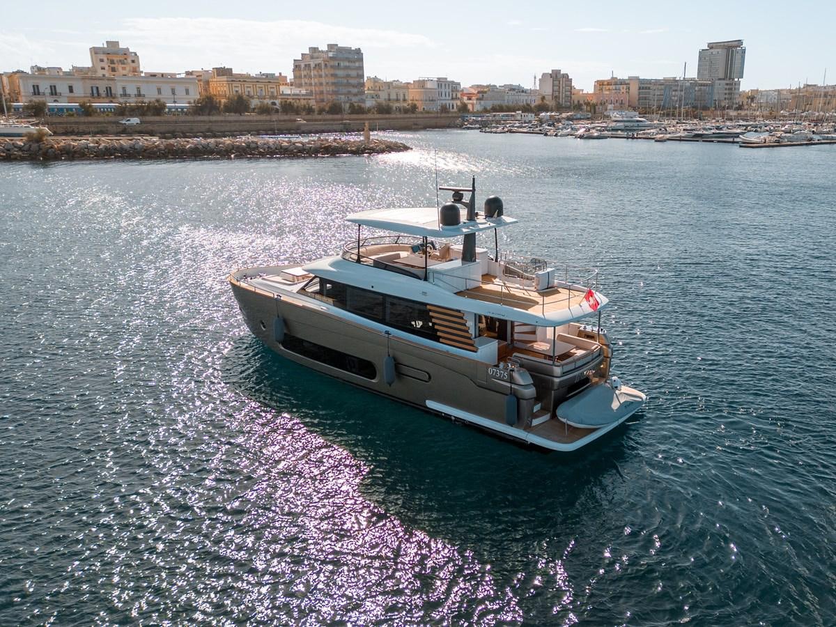 a boat on the water aboard INIZIA Yacht for Sale