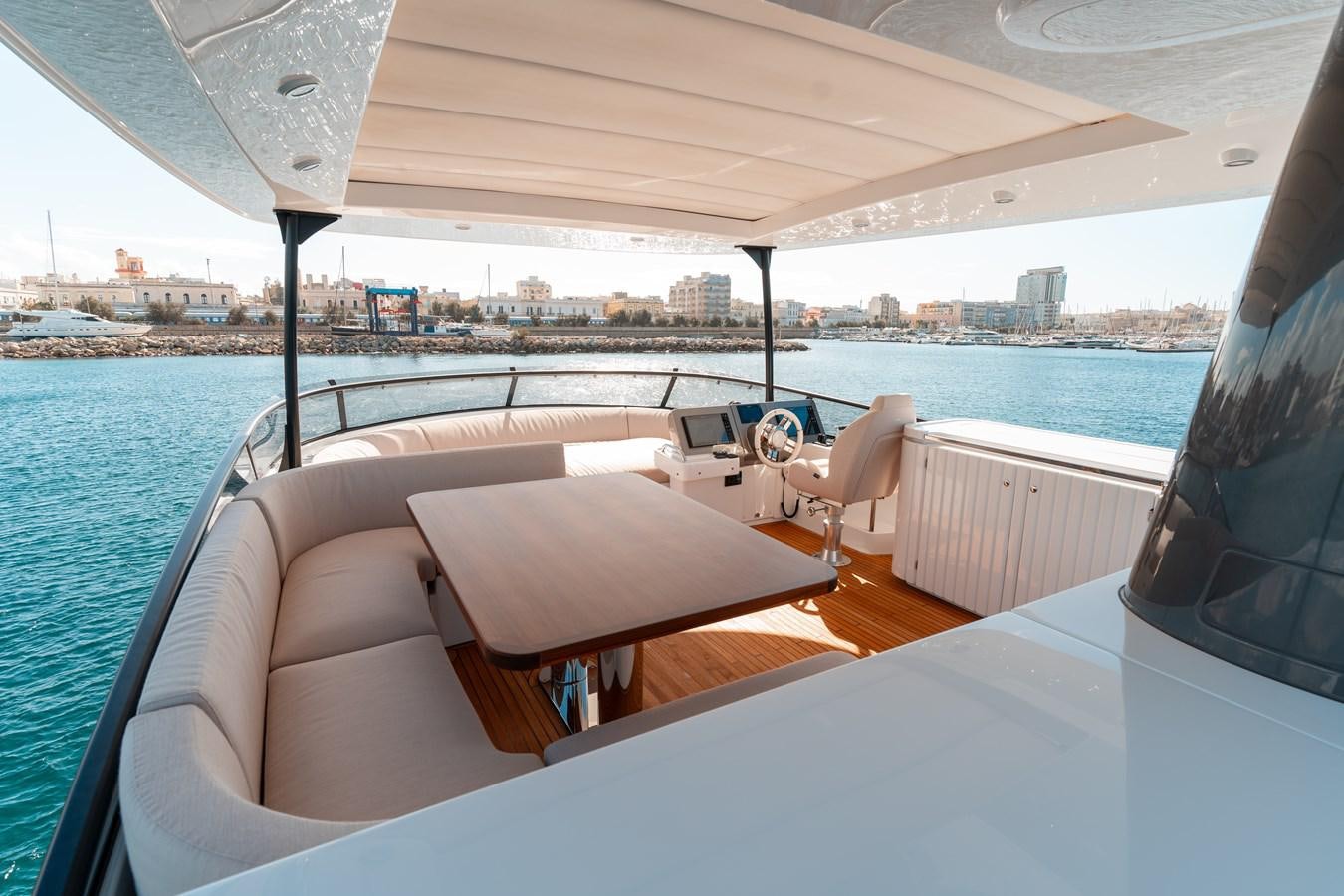 a boat on the water aboard INIZIA Yacht for Sale