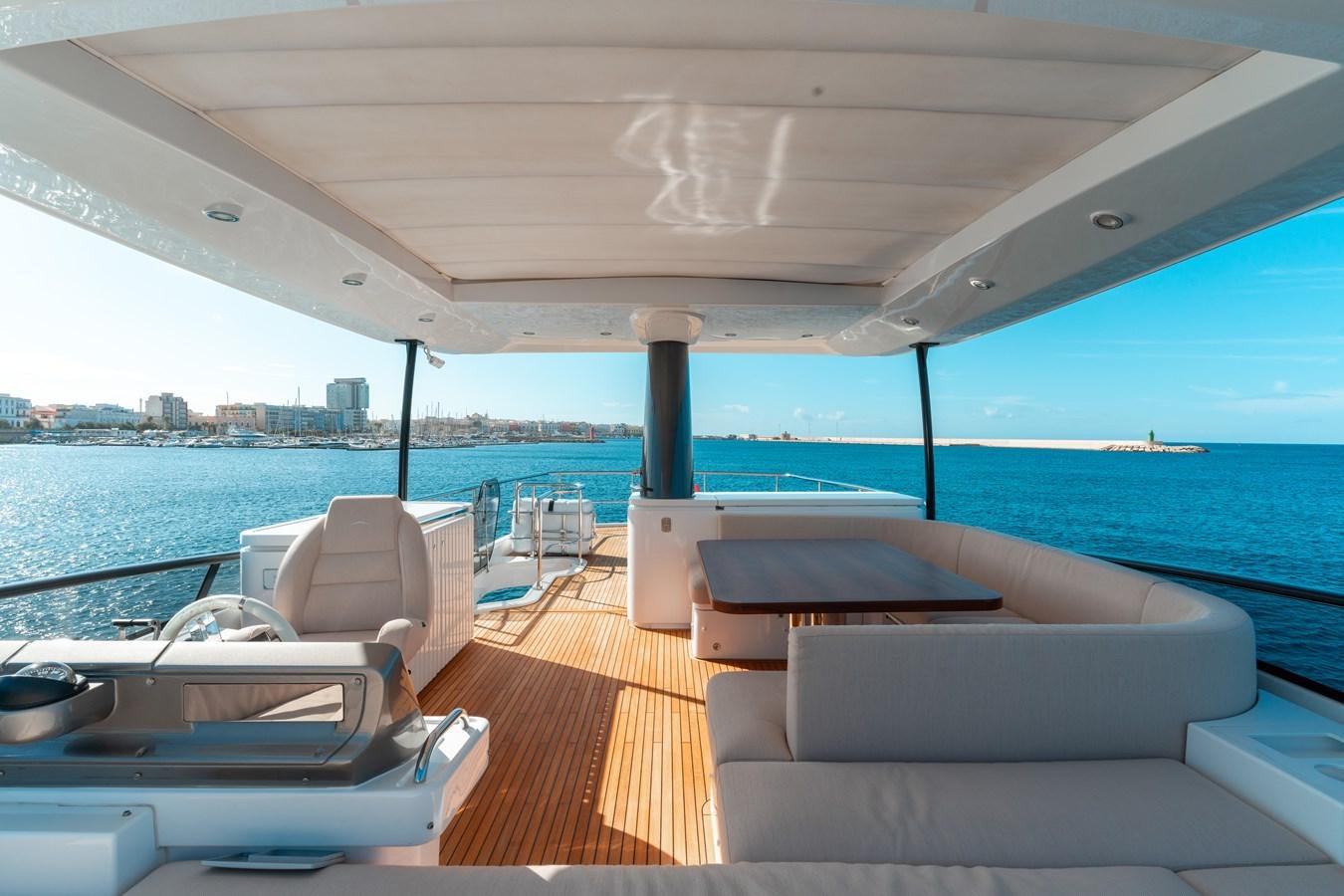 a boat on the water aboard INIZIA Yacht for Sale