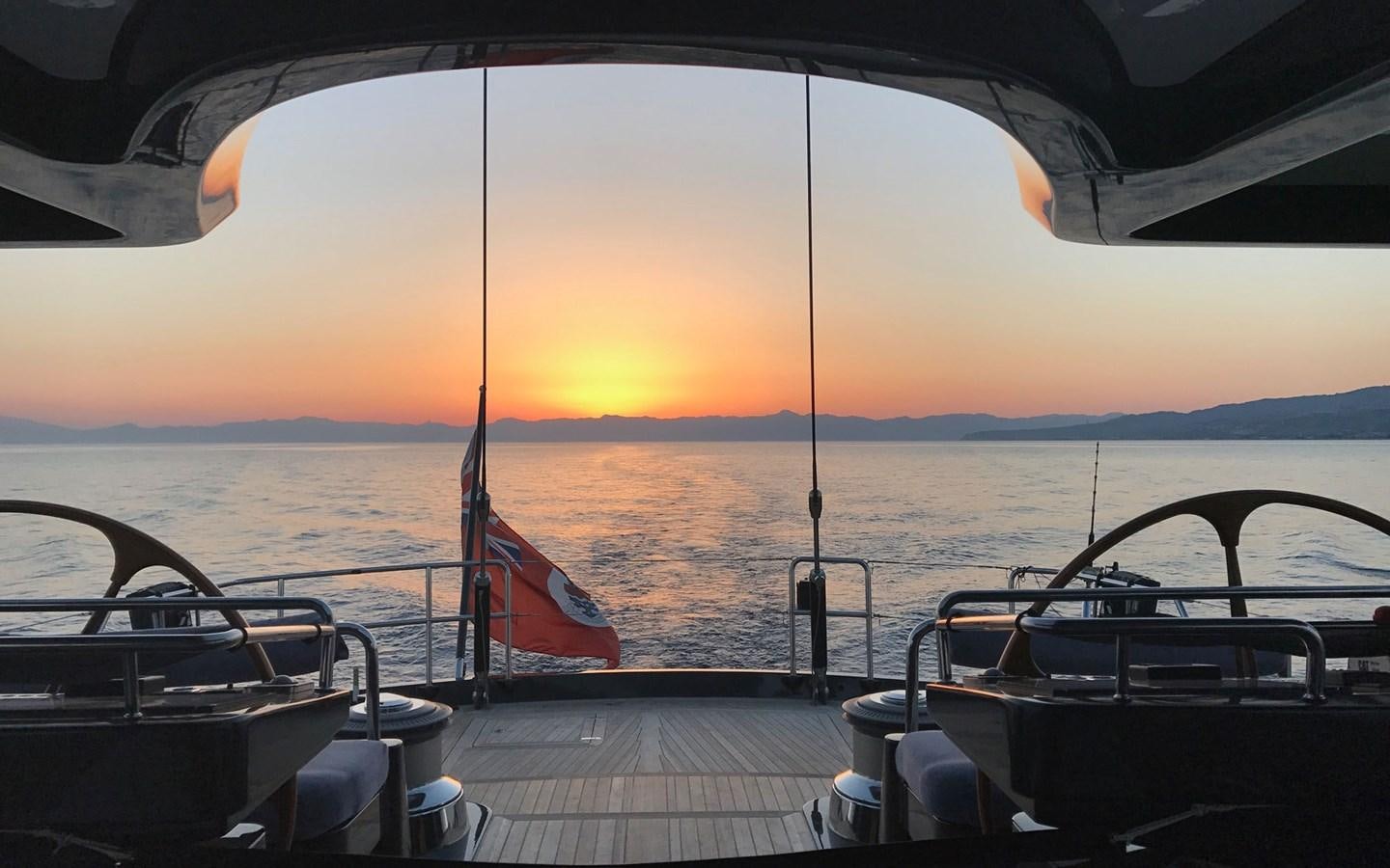 a boat on the water aboard KOKOTEA Yacht for Sale