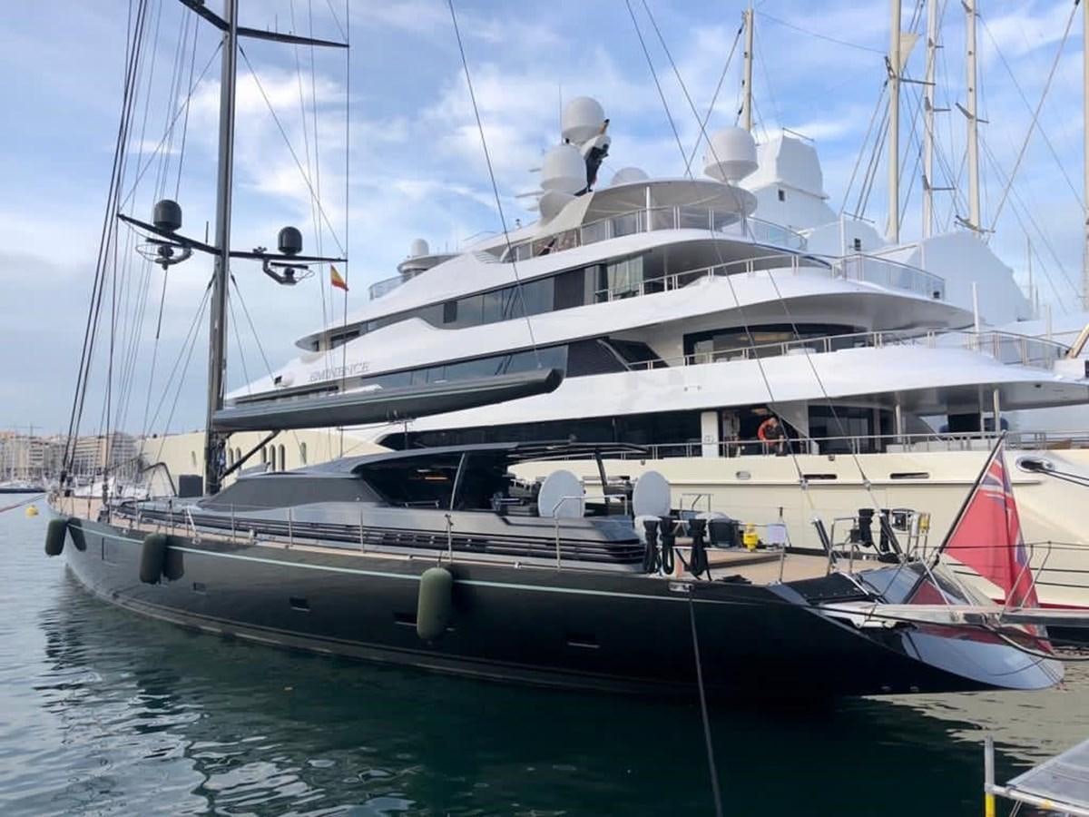 a large white boat aboard KOKOTEA Yacht for Sale