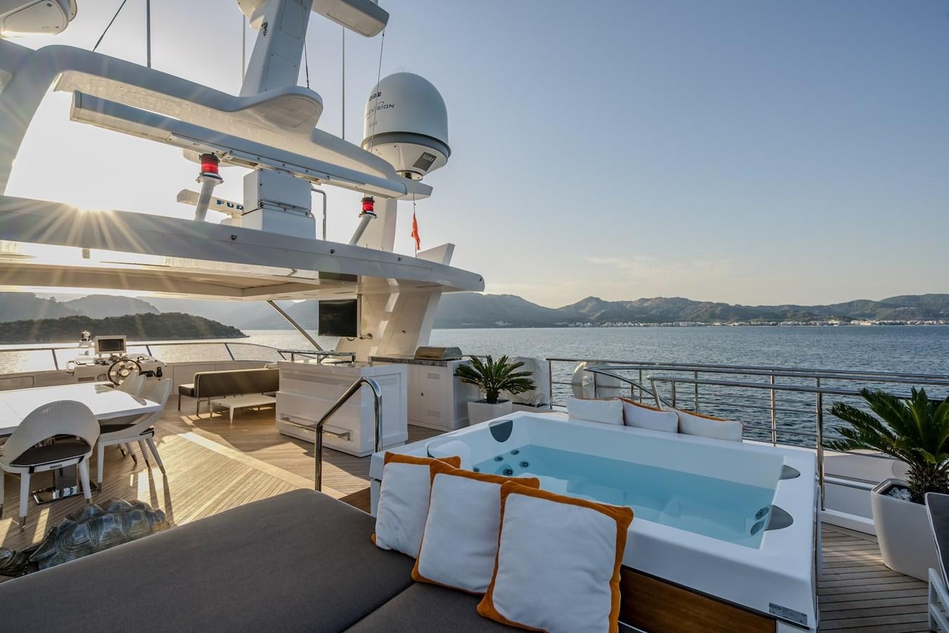 a boat on the water aboard CHARISMA Yacht for Sale