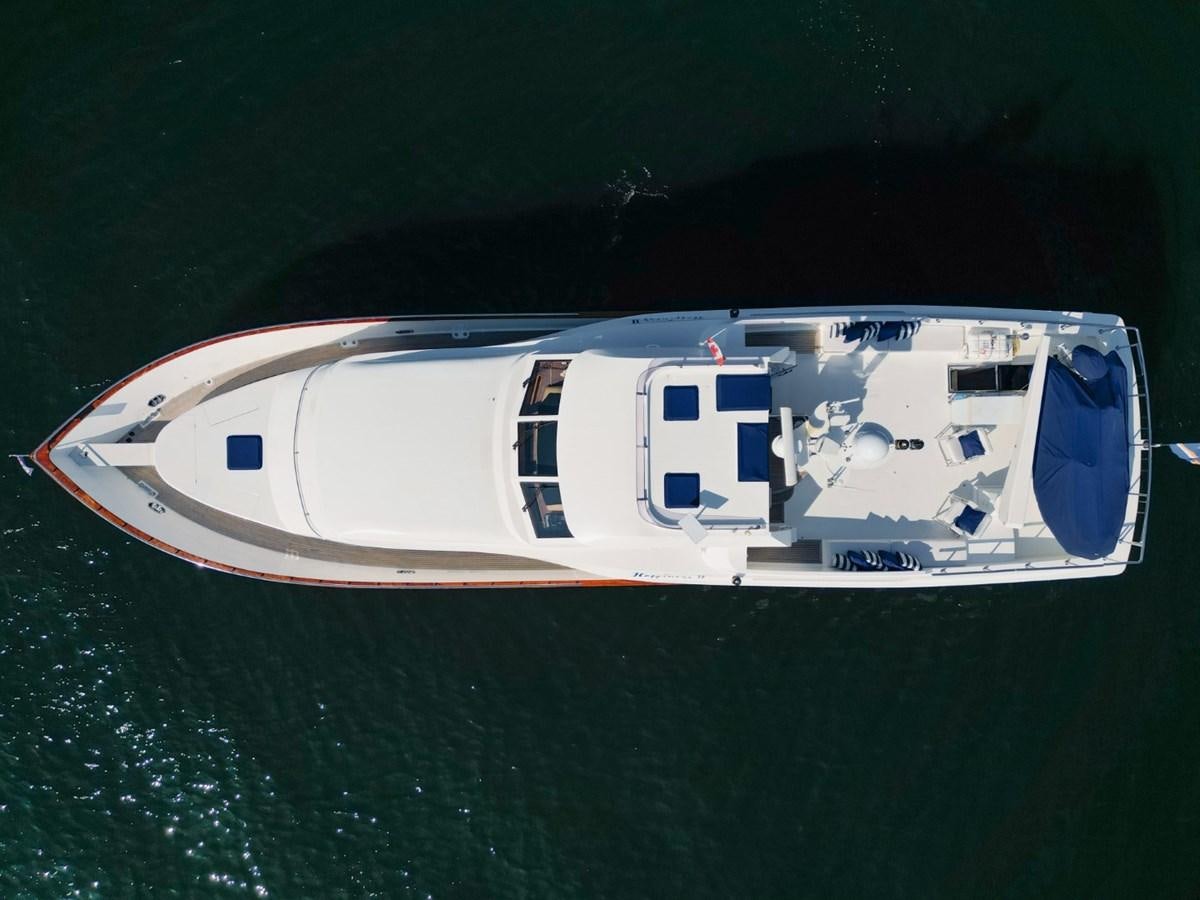 a boat floating on water aboard HAPPINESS II Yacht for Sale