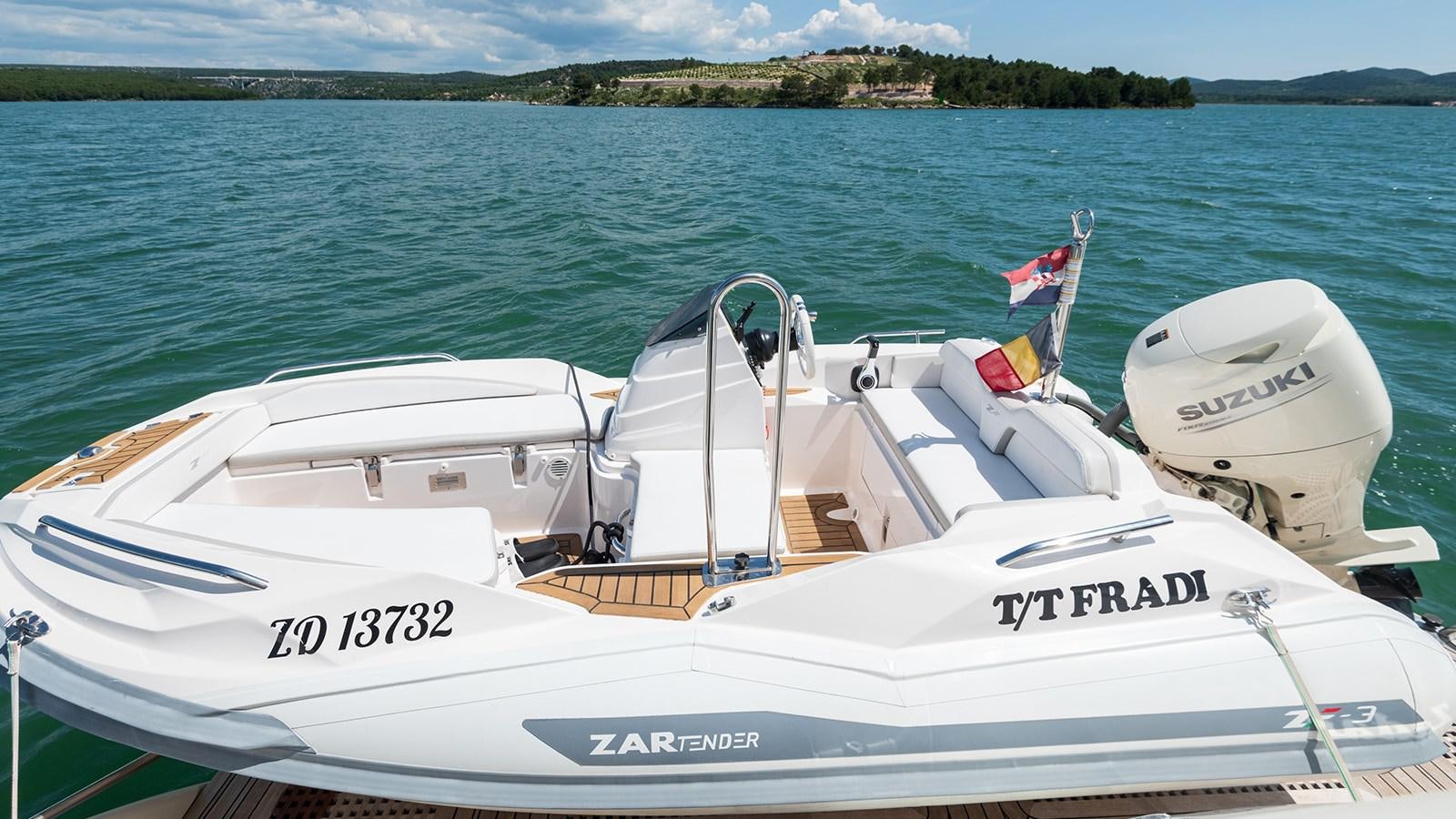 a boat on the water aboard FRADI Yacht for Sale