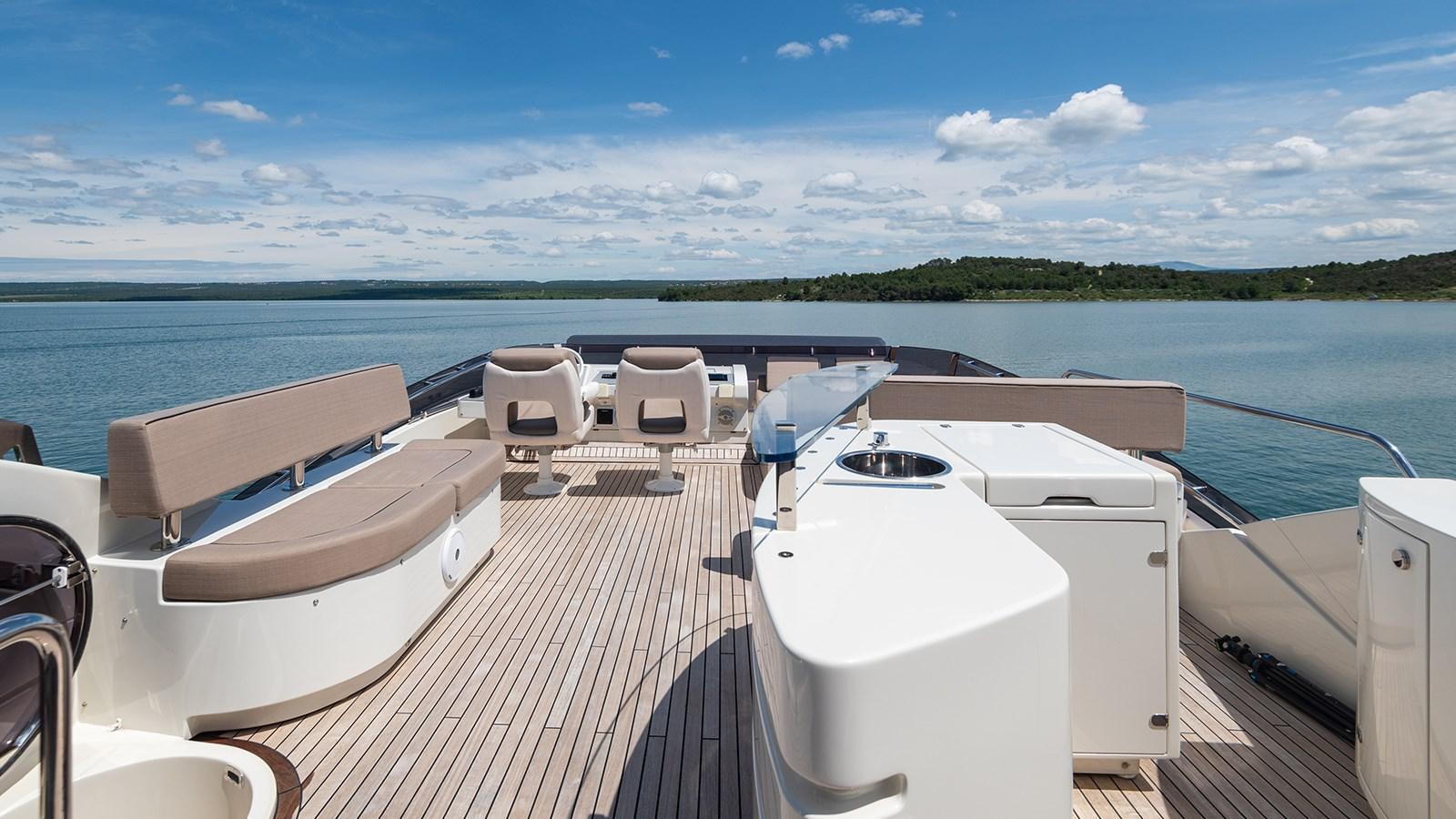 a boat on a deck aboard FRADI Yacht for Sale