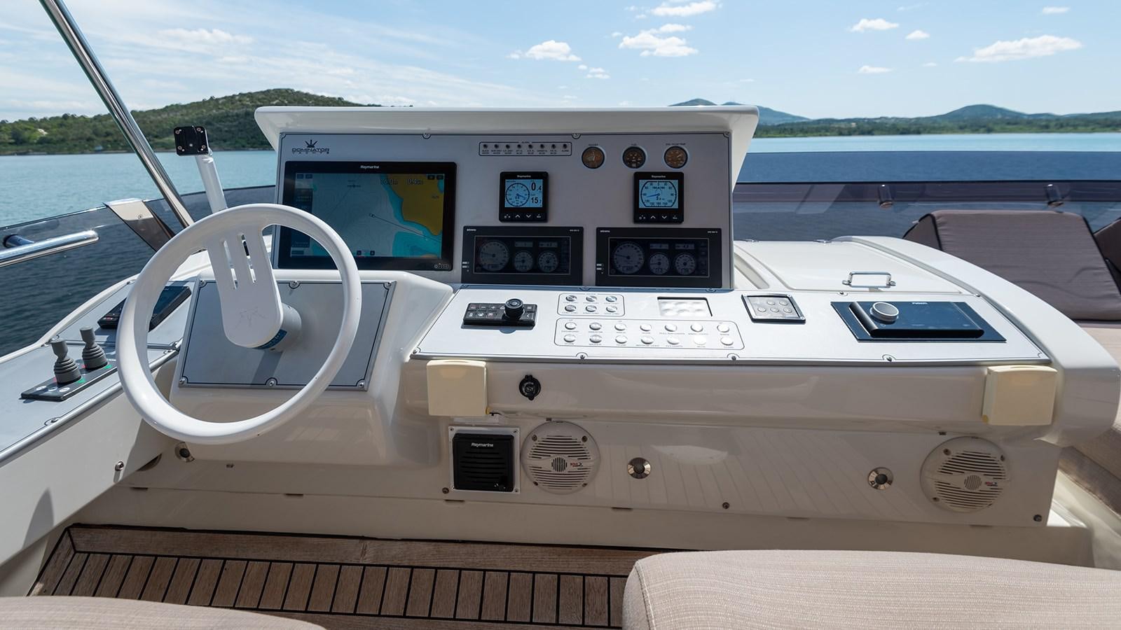 the front of a boat aboard FRADI Yacht for Sale